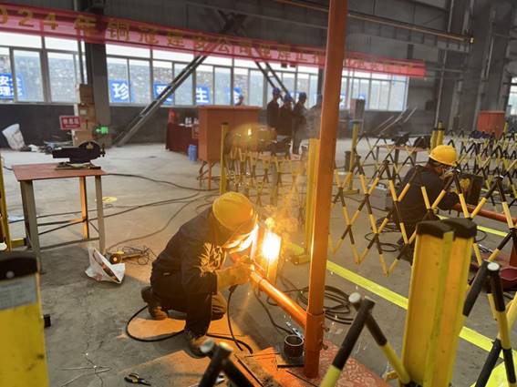 公司舉辦電焊工、電工技術(shù)比武