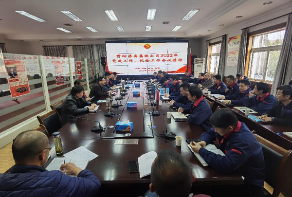 公司召開會議傳達(dá)集團(tuán)公司黨建工作、紀(jì)檢工作會議精神